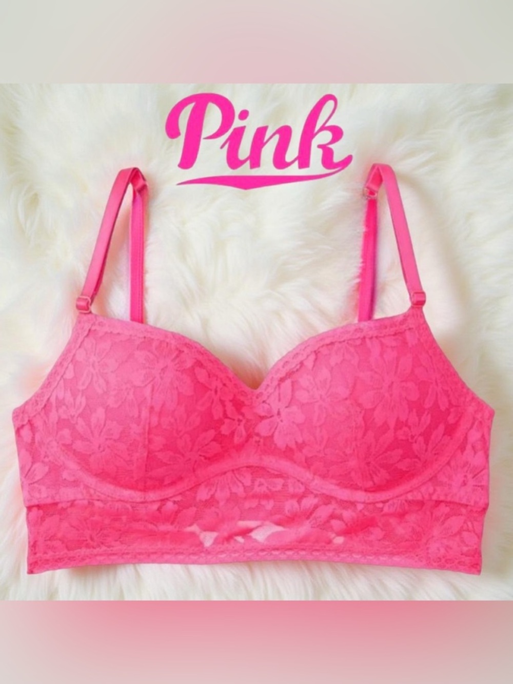 NWT⭐️VS PINK Lace Bra